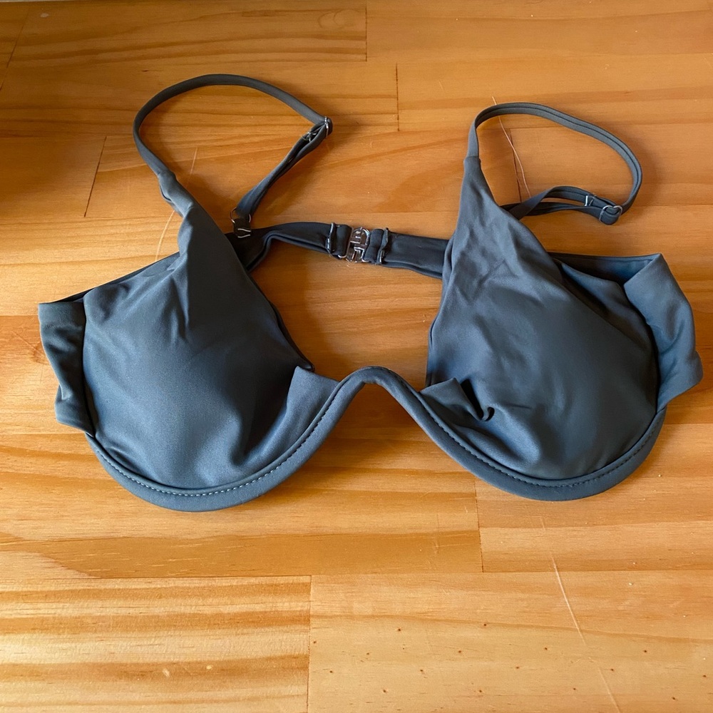 Olive green bikini top